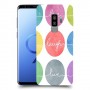 אהבה צחוק חיים כיסוי מגן קשיח מעוצב ל Samsung Galaxy S9+ יחידה אחת סקרין מובייל
