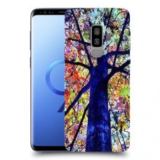 עץ ניאון כיסוי מגן קשיח מעוצב ל Samsung Galaxy S9+ יחידה אחת סקרין מובייל