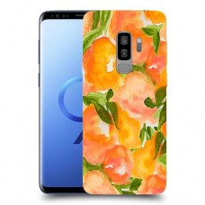 אפרסקים כתומים כיסוי מגן קשיח מעוצב ל Samsung Galaxy S9+ יחידה אחת סקרין מובייל