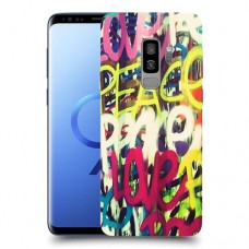 אהבת שלום כיסוי מגן קשיח מעוצב ל Samsung Galaxy S9+ יחידה אחת סקרין מובייל