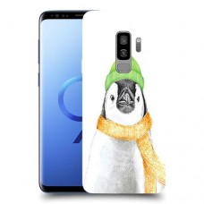 פינגווין בקור כיסוי מגן קשיח מעוצב ל Samsung Galaxy S9+ יחידה אחת סקרין מובייל