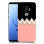 ורוד-לבן-לבן כיסוי מגן קשיח מעוצב ל Samsung Galaxy S9+ יחידה אחת סקרין מובייל