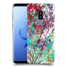 באביב בסגול כיסוי מגן קשיח מעוצב ל Samsung Galaxy S9+ יחידה אחת סקרין מובייל