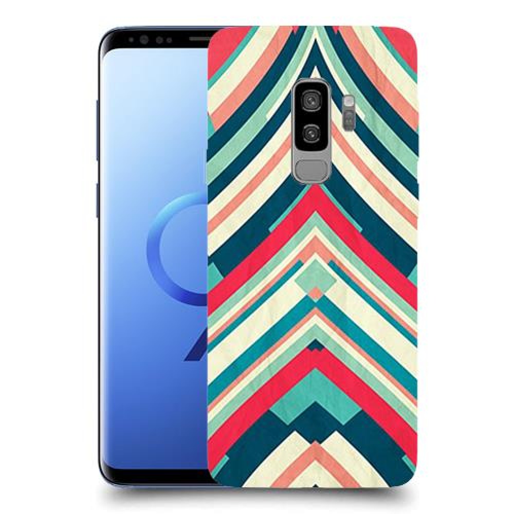 פסים בצבע כיסוי מגן קשיח מעוצב ל Samsung Galaxy S9+ יחידה אחת סקרין מובייל
