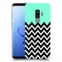 פסים במנטה כיסוי מגן קשיח מעוצב ל Samsung Galaxy S9+ יחידה אחת סקרין מובייל