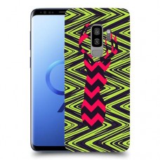 עניבה על גרין כיסוי מגן קשיח מעוצב ל Samsung Galaxy S9+ יחידה אחת סקרין מובייל