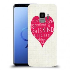 אהבה היא אדיבה כיסוי מגן קשיח מעוצב ל Samsung Galaxy S9 יחידה אחת סקרין מובייל