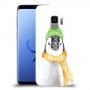 פינגווין בקור כיסוי מגן קשיח מעוצב ל Samsung Galaxy S9 יחידה אחת סקרין מובייל