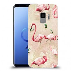 פלמינגו ורוד כיסוי מגן קשיח מעוצב ל Samsung Galaxy S9 יחידה אחת סקרין מובייל