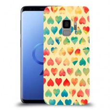 לבבות קשת כיסוי מגן קשיח מעוצב ל Samsung Galaxy S9 יחידה אחת סקרין מובייל