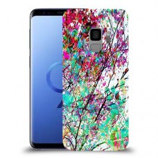 באביב בסגול כיסוי מגן קשיח מעוצב ל Samsung Galaxy S9 יחידה אחת סקרין מובייל