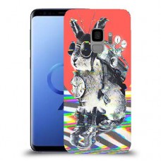 ארנבון מוזר כיסוי מגן קשיח מעוצב ל Samsung Galaxy S9 יחידה אחת סקרין מובייל