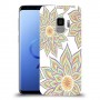 חמניות בלבן כיסוי מגן קשיח מעוצב ל Samsung Galaxy S9 יחידה אחת סקרין מובייל