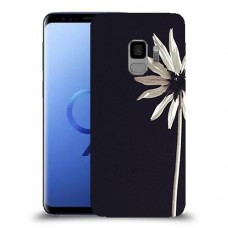 פרח לבן כיסוי מגן קשיח מעוצב ל Samsung Galaxy S9 יחידה אחת סקרין מובייל
