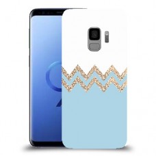 לבן כחול כיסוי מגן קשיח מעוצב ל Samsung Galaxy S9 יחידה אחת סקרין מובייל