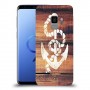עוגן מעץ כיסוי מגן קשיח מעוצב ל Samsung Galaxy S9 יחידה אחת סקרין מובייל
