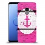 עוגן ורוד מעץ כיסוי מגן קשיח מעוצב ל Samsung Galaxy S9 יחידה אחת סקרין מובייל