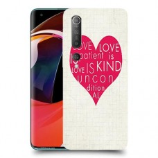 אהבה היא אדיבה כיסוי מגן קשיח מעוצב ל Xiaomi Mi 10 5G יחידה אחת סקרין מובייל
