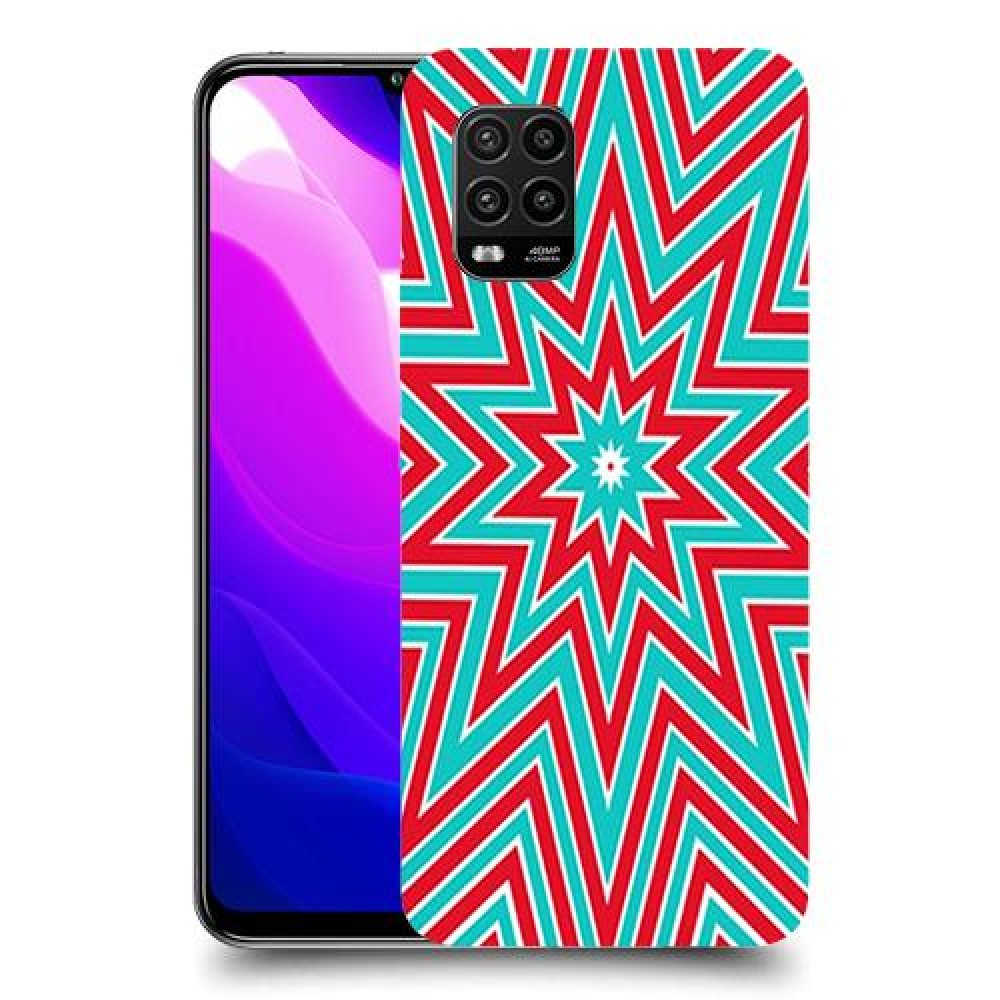 צבעי שלג כיסוי מגן קשיח מעוצב ל Xiaomi Mi 10 Lite 5G יחידה אחת סקרין מובייל