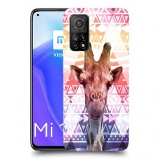 ג'ירפה נחמד כיסוי מגן קשיח מעוצב ל Xiaomi Mi 10T 5G יחידה אחת סקרין מובייל