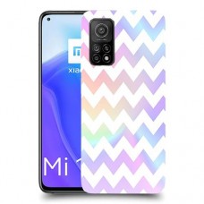 גיאומטריה פסטל כיסוי מגן קשיח מעוצב ל Xiaomi Mi 10T 5G יחידה אחת סקרין מובייל