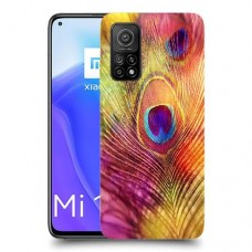 נוצת טווס כיסוי מגן קשיח מעוצב ל Xiaomi Mi 10T 5G יחידה אחת סקרין מובייל