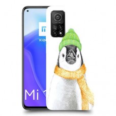 פינגווין בקור כיסוי מגן קשיח מעוצב ל Xiaomi Mi 10T 5G יחידה אחת סקרין מובייל
