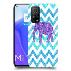 אלפנט סגול כיסוי מגן קשיח מעוצב ל Xiaomi Mi 10T 5G יחידה אחת סקרין מובייל