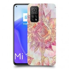 חמניות מוזרה סגולה כיסוי מגן קשיח מעוצב ל Xiaomi Mi 10T 5G יחידה אחת סקרין מובייל