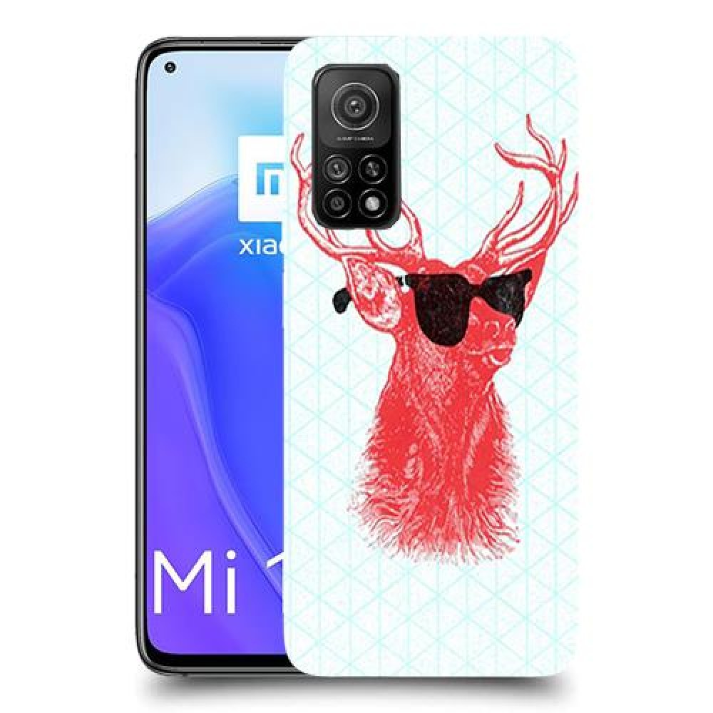 אדג אדום במשקפיים כיסוי מגן קשיח מעוצב ל Xiaomi Mi 10T 5G יחידה אחת סקרין מובייל