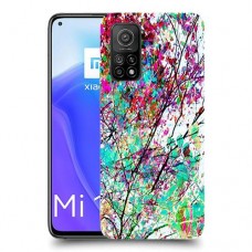 באביב בסגול כיסוי מגן קשיח מעוצב ל Xiaomi Mi 10T 5G יחידה אחת סקרין מובייל