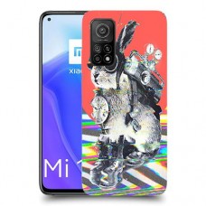 ארנבון מוזר כיסוי מגן קשיח מעוצב ל Xiaomi Mi 10T 5G יחידה אחת סקרין מובייל