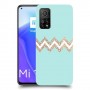 פסים בירוק כיסוי מגן קשיח מעוצב ל Xiaomi Mi 10T 5G יחידה אחת סקרין מובייל