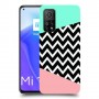 פסים במנטה ורוד כיסוי מגן קשיח מעוצב ל Xiaomi Mi 10T 5G יחידה אחת סקרין מובייל