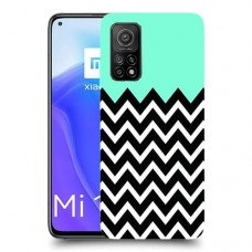 פסים במנטה כיסוי מגן קשיח מעוצב ל Xiaomi Mi 10T 5G יחידה אחת סקרין מובייל