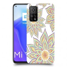 חמניות בלבן כיסוי מגן קשיח מעוצב ל Xiaomi Mi 10T 5G יחידה אחת סקרין מובייל