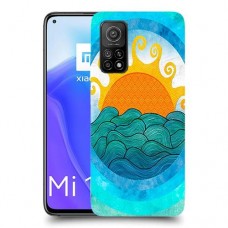 זריחה ליד הים כיסוי מגן קשיח מעוצב ל Xiaomi Mi 10T 5G יחידה אחת סקרין מובייל