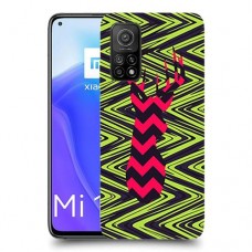 עניבה על גרין כיסוי מגן קשיח מעוצב ל Xiaomi Mi 10T 5G יחידה אחת סקרין מובייל