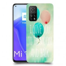 עד הירח ובחזרה כיסוי מגן קשיח מעוצב ל Xiaomi Mi 10T 5G יחידה אחת סקרין מובייל