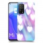 לבבות מעורפלים בכחול כיסוי מגן קשיח מעוצב ל Xiaomi Mi 10T 5G יחידה אחת סקרין מובייל