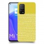 נקודות לבנות בצהוב כיסוי מגן קשיח מעוצב ל Xiaomi Mi 10T 5G יחידה אחת סקרין מובייל
