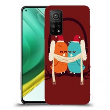 זוג יונים כיסוי מגן קשיח מעוצב ל Xiaomi Mi 10T Pro 5G יחידה אחת סקרין מובייל