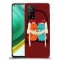זוג יונים כיסוי מגן קשיח מעוצב ל Xiaomi Mi 10T Pro 5G יחידה אחת סקרין מובייל