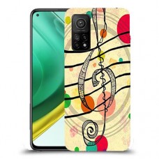 מוסיקה היא החיים שלי כיסוי מגן קשיח מעוצב ל Xiaomi Mi 10T Pro 5G יחידה אחת סקרין מובייל