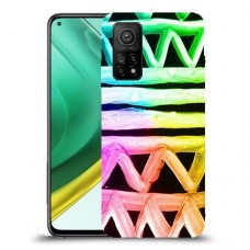 ניאון גיאומטריה כיסוי מגן קשיח מעוצב ל Xiaomi Mi 10T Pro 5G יחידה אחת סקרין מובייל