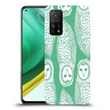 ינשופים על ירוק כיסוי מגן קשיח מעוצב ל Xiaomi Mi 10T Pro 5G יחידה אחת סקרין מובייל
