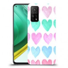 לבבות פסטל כיסוי מגן קשיח מעוצב ל Xiaomi Mi 10T Pro 5G יחידה אחת סקרין מובייל