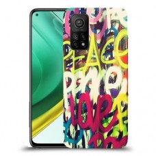 אהבת שלום כיסוי מגן קשיח מעוצב ל Xiaomi Mi 10T Pro 5G יחידה אחת סקרין מובייל