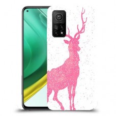 צבי ורוד כיסוי מגן קשיח מעוצב ל Xiaomi Mi 10T Pro 5G יחידה אחת סקרין מובייל