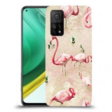 פלמינגו ורוד כיסוי מגן קשיח מעוצב ל Xiaomi Mi 10T Pro 5G יחידה אחת סקרין מובייל